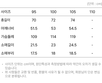 사이즈