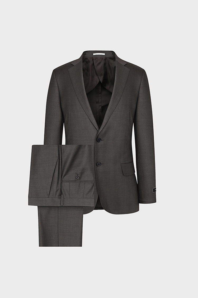 [본] 울 내추럴 스트레치 수트 브라운