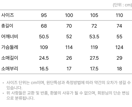 사이즈