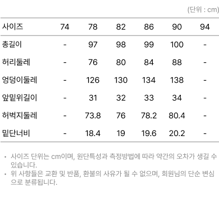 사이즈