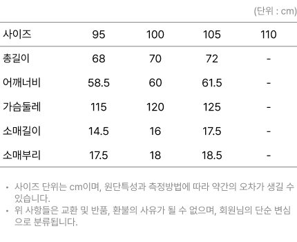 사이즈