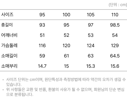 사이즈
