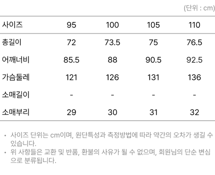 사이즈