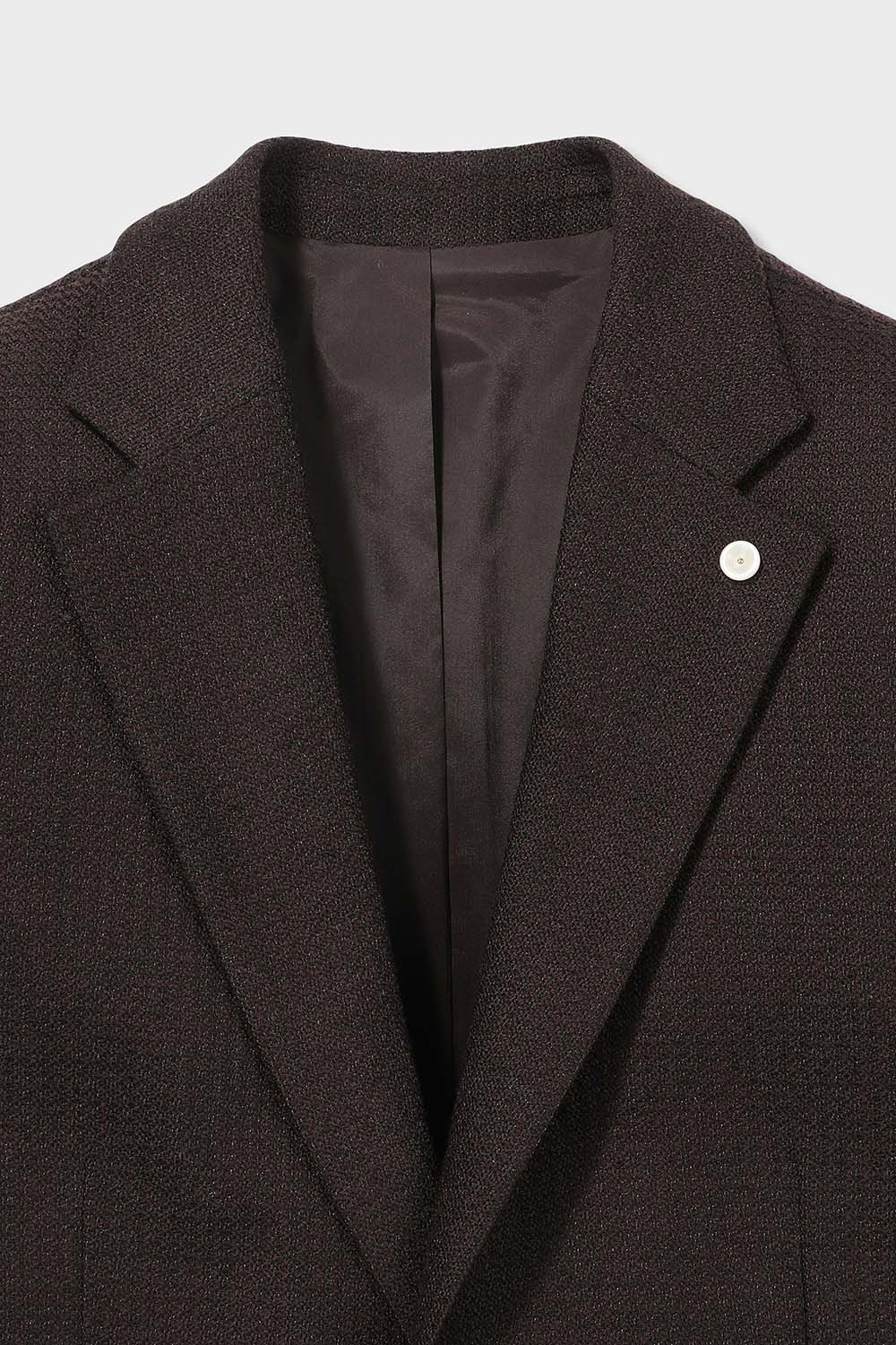 [본] 이탈리안 울 저지 자켓 브라운