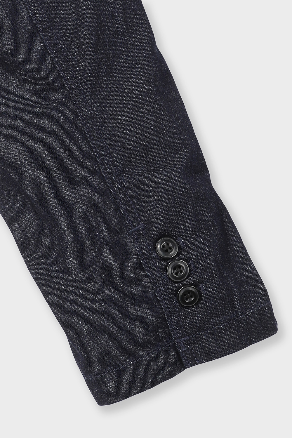 [본] 쓰리버튼 데님 자켓 네이비