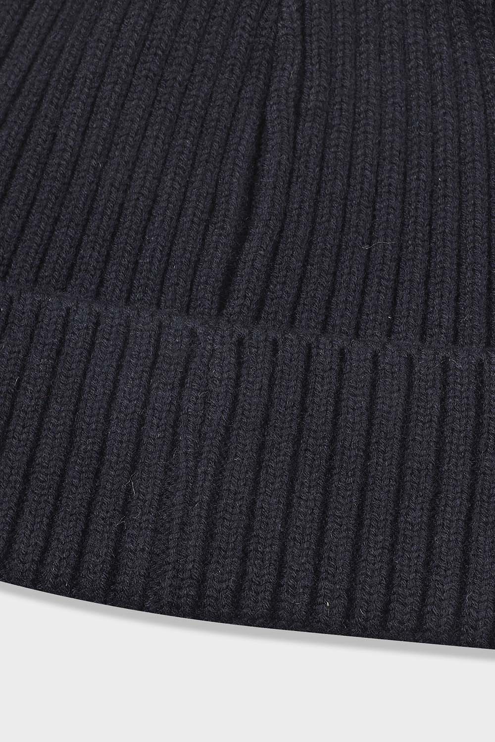 [공식몰] 울 니트 비니 네이비