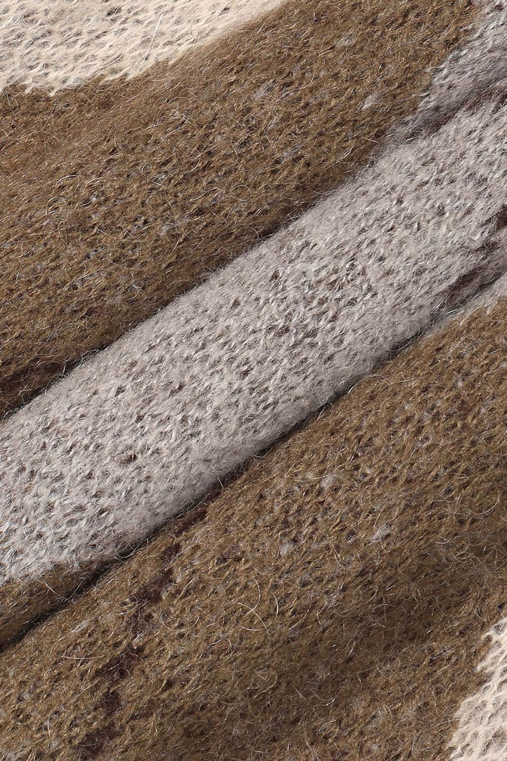 [공식몰] 모헤어 아가일 가디건 베이지