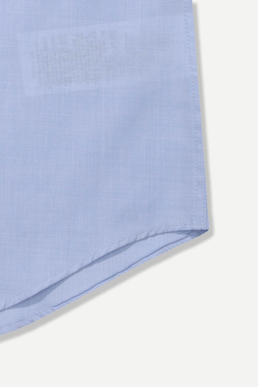 [공식몰]코튼 베이직 심플 멜란지 셔츠 블루