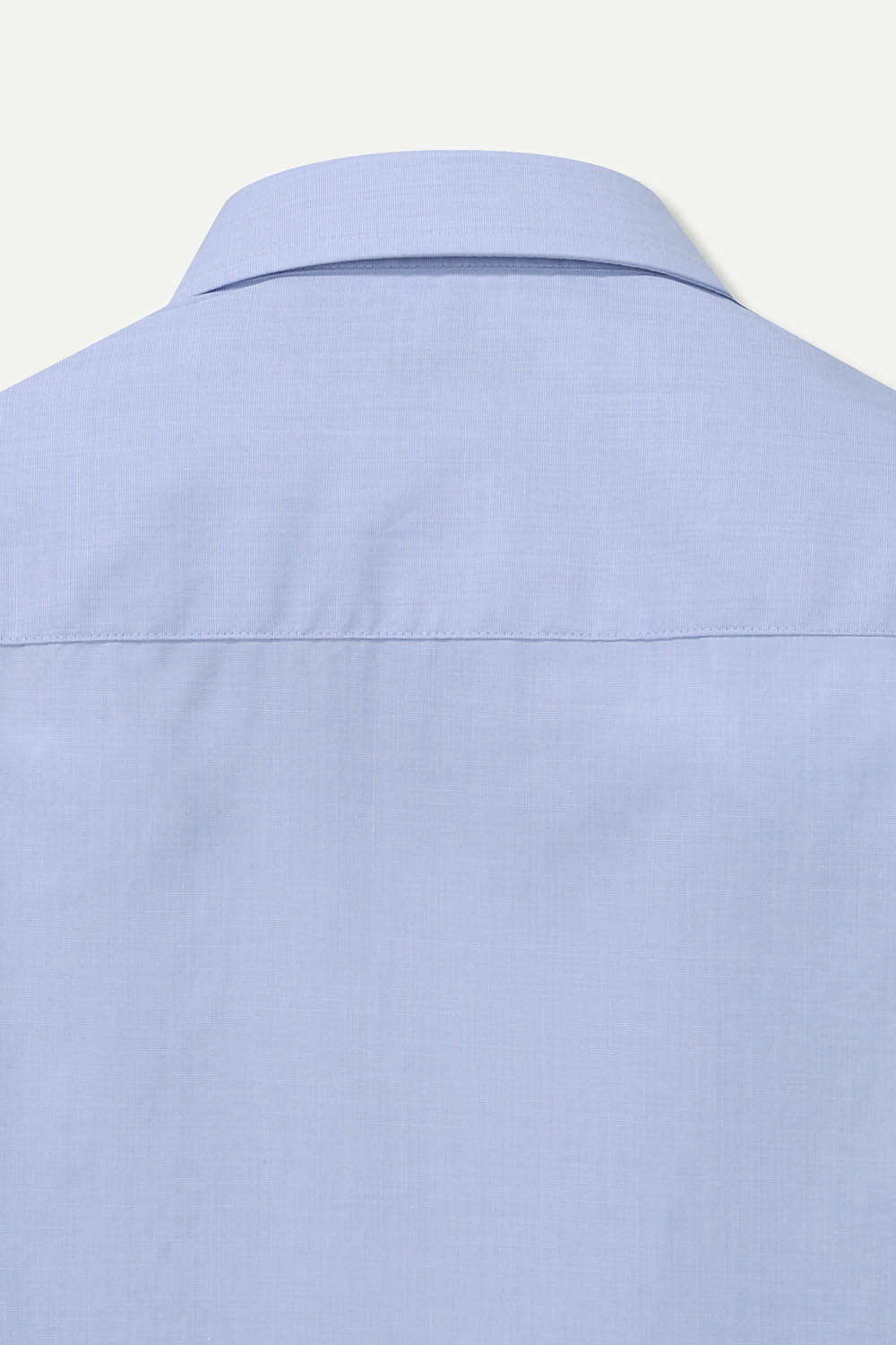 [공식몰]코튼 베이직 심플 멜란지 셔츠 블루