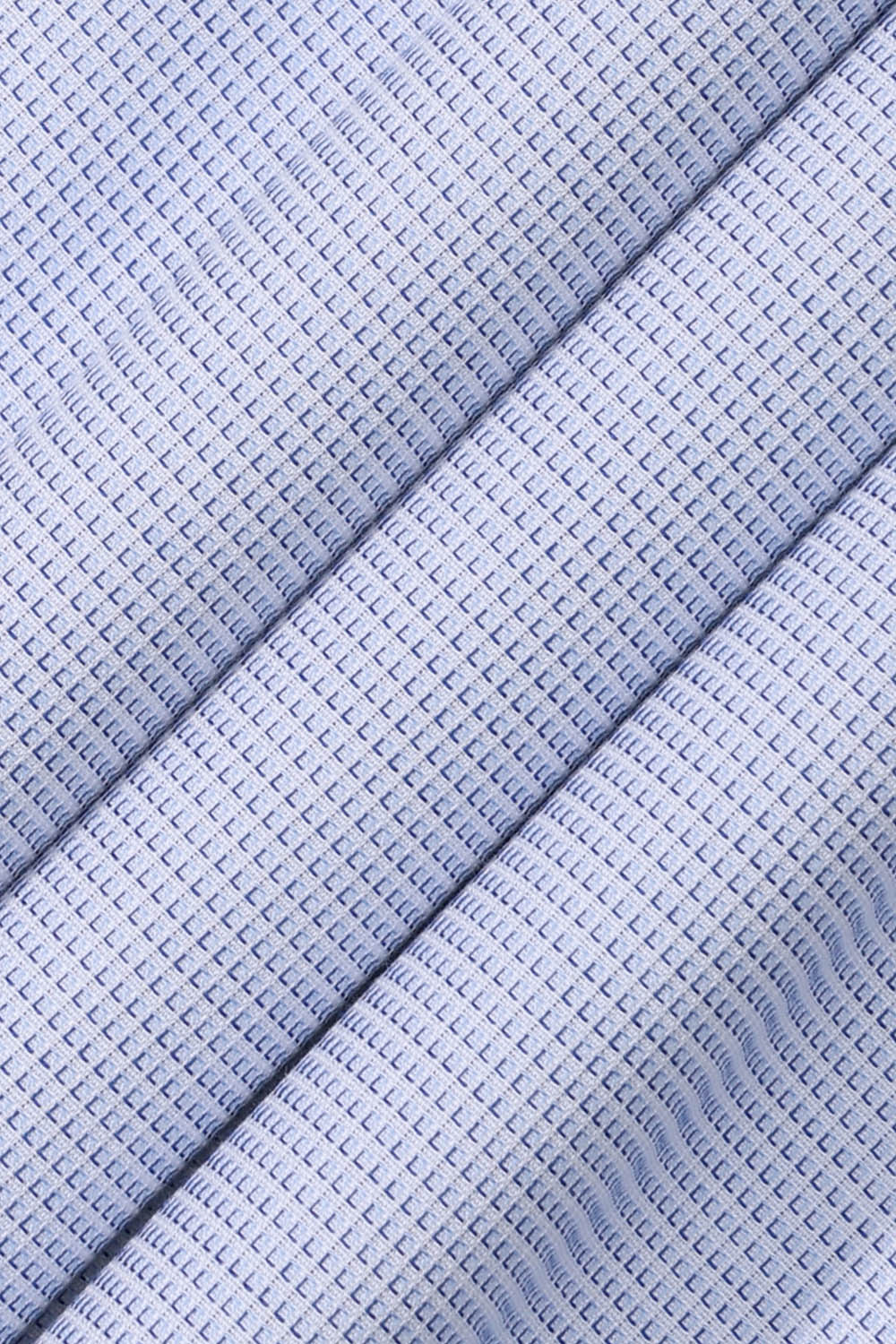 [공식몰]스퀘어 패턴 버튼 다운 셔츠 블루