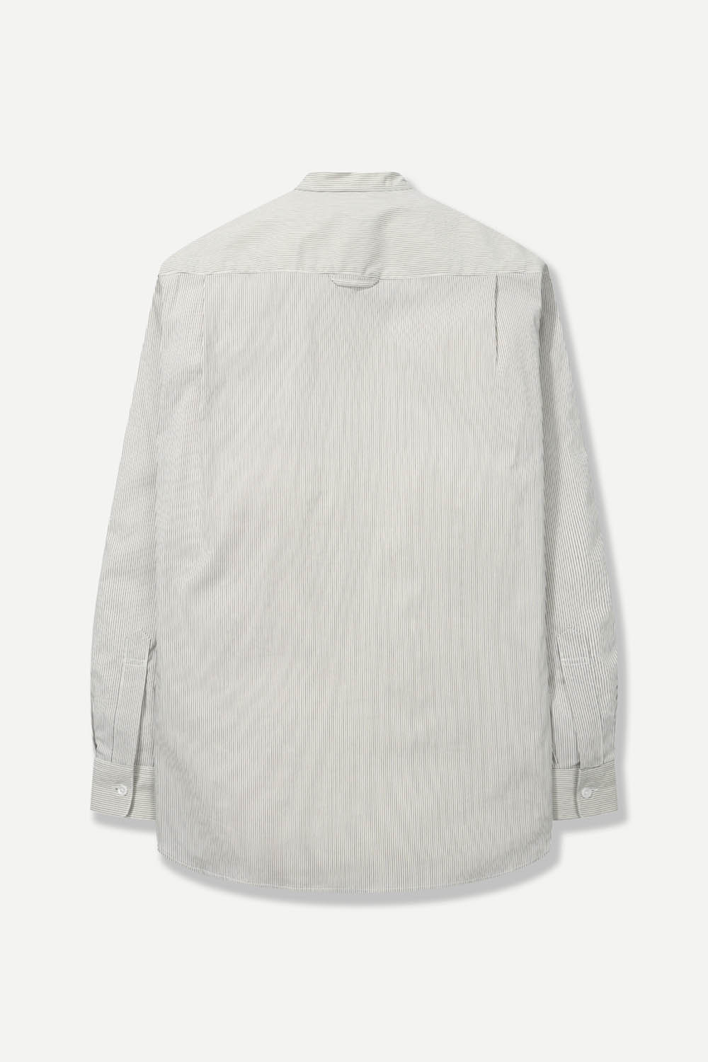 [공식몰]터키 패브릭 헨리넥 스트라이프 셔츠 화이트