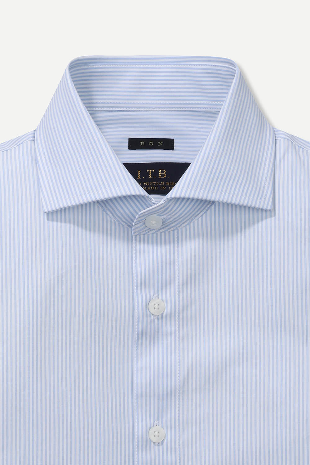 [공식몰]ITB 런던 스트라이프 포멀 드레스 셔츠 블루