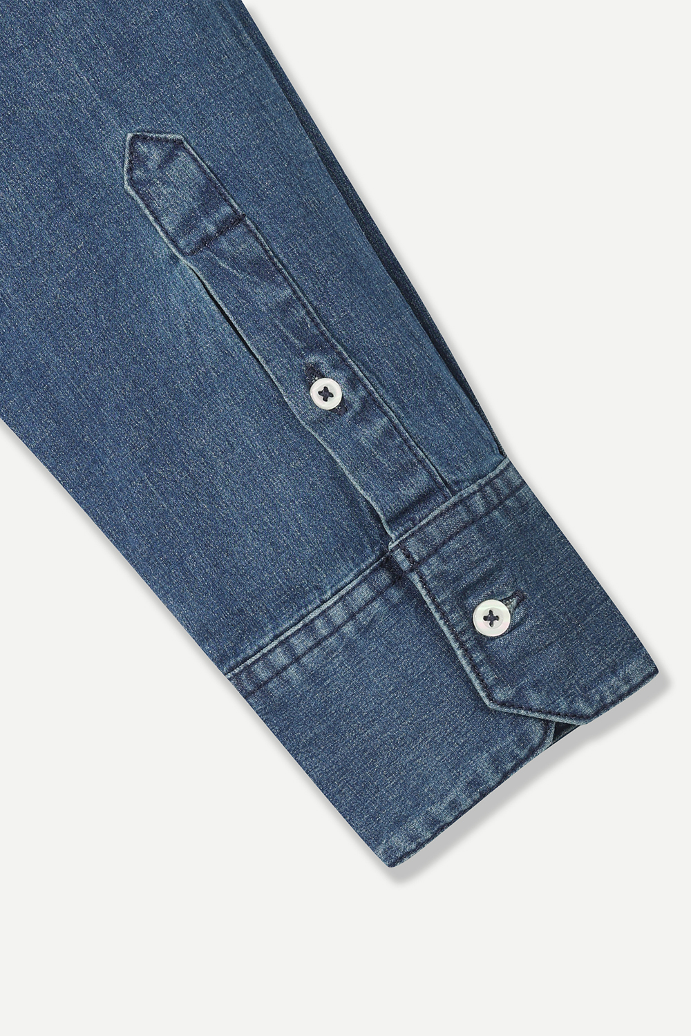 [공식몰]인디고 데님 셔츠 블루