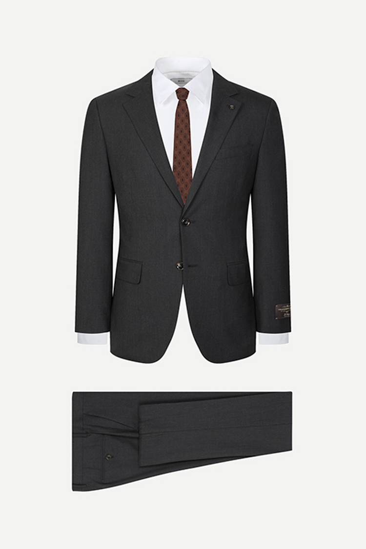 [공식몰] [Perfect Suit] CANONICO 울 혼방 솔리드 수트 그레이