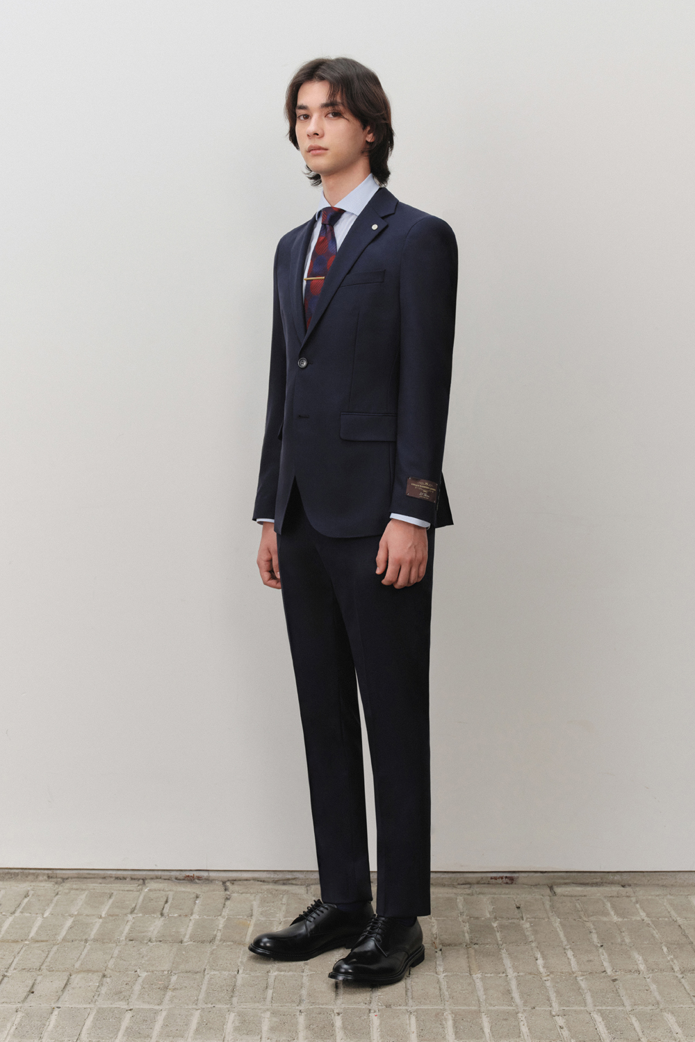 [공식몰] [Perfect Suit] CANONICO 울 100% 카미치아 수트 네이비