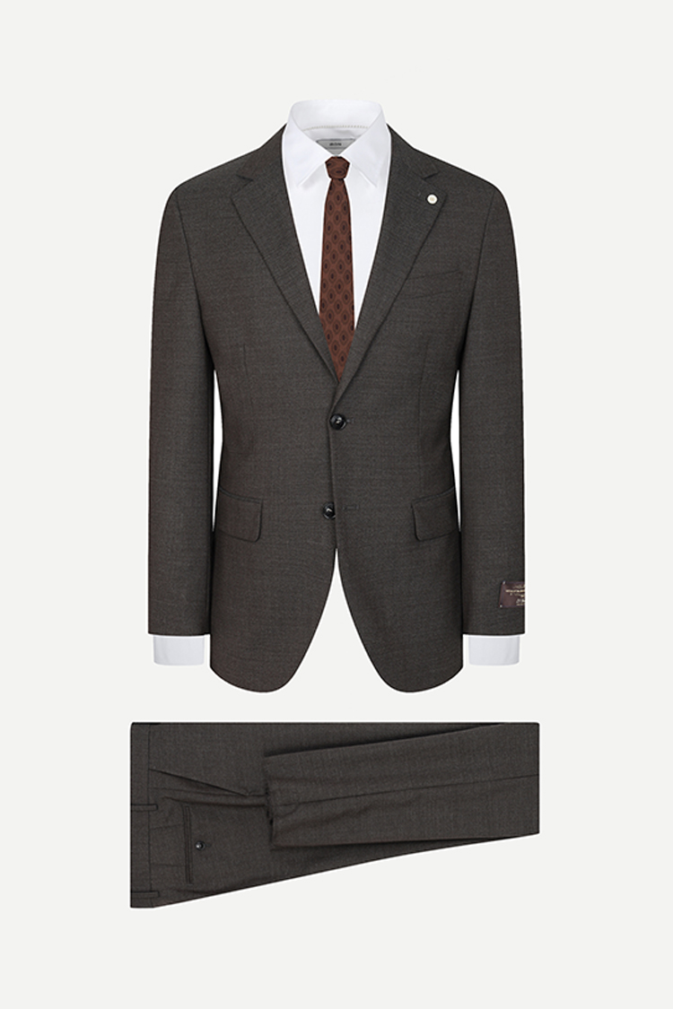 [공식몰] [Perfect Suit] CANONICO 울 100% 카미치아 수트 브라운