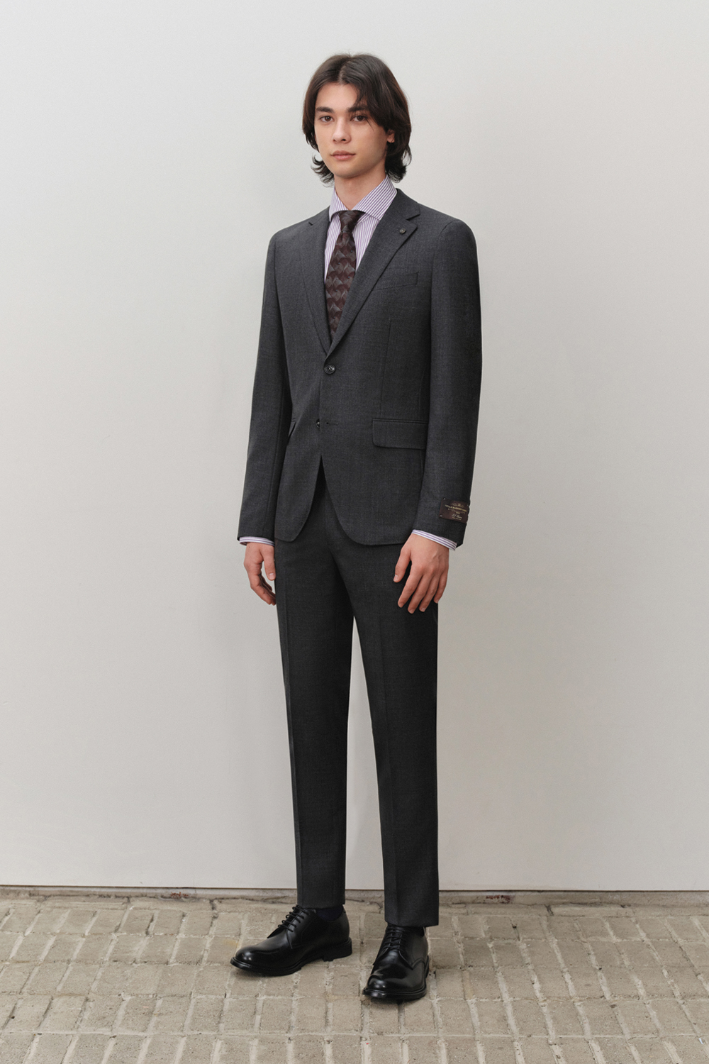 [공식몰] [Perfect Suit] CANONICO 울 100% 카미치아 수트 그레이