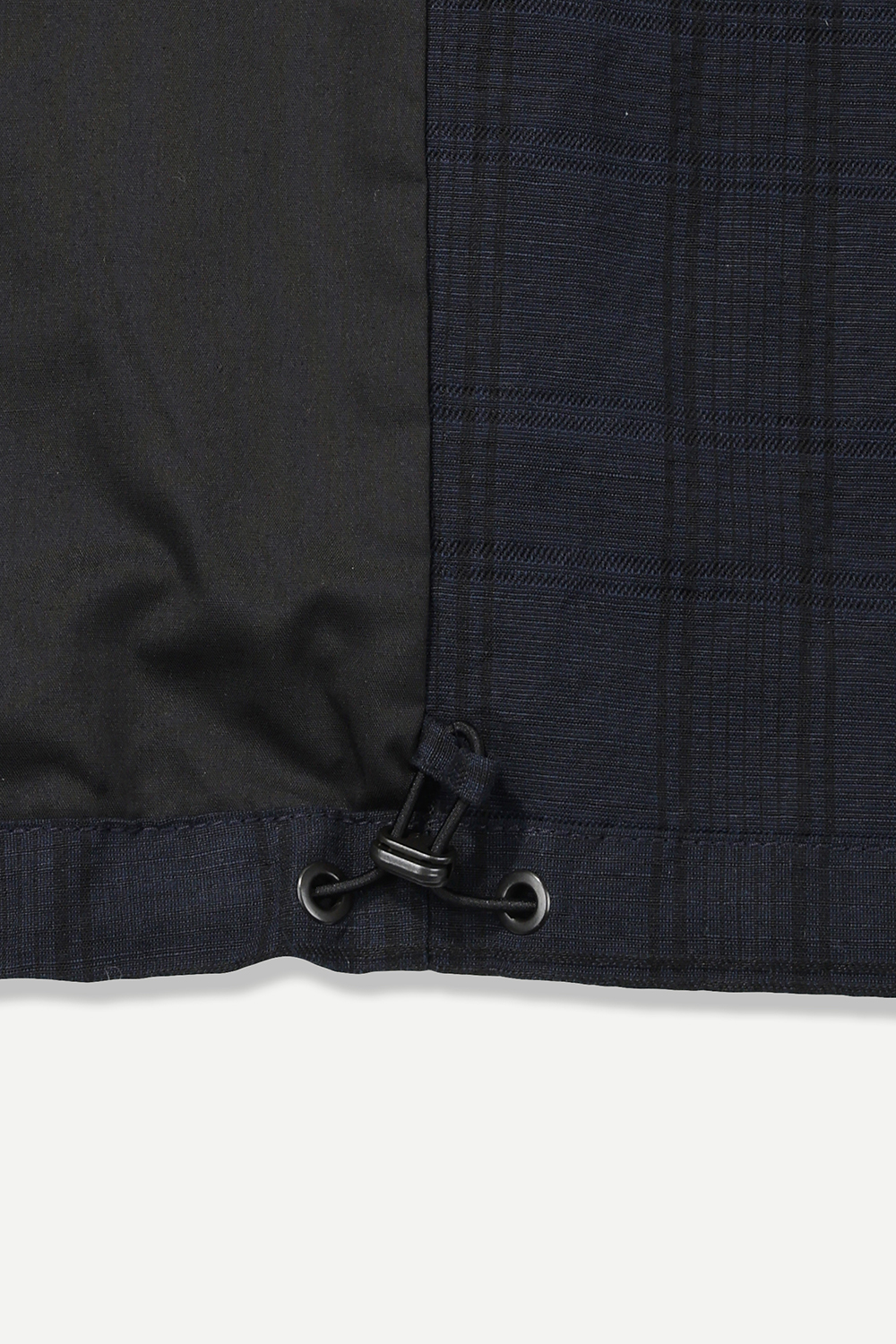 [공식몰] 자니에리 린넨 체크 점퍼 네이비