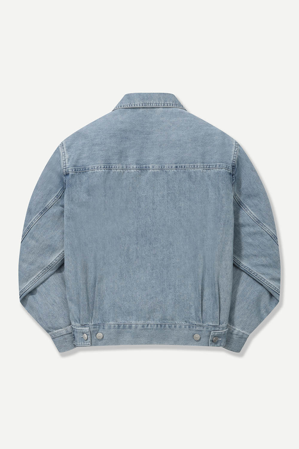 [본] 라이트블루 데님 트러커 자켓 네이비