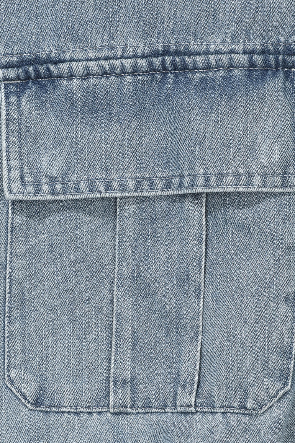 [본] 라이트블루 데님 트러커 자켓 네이비