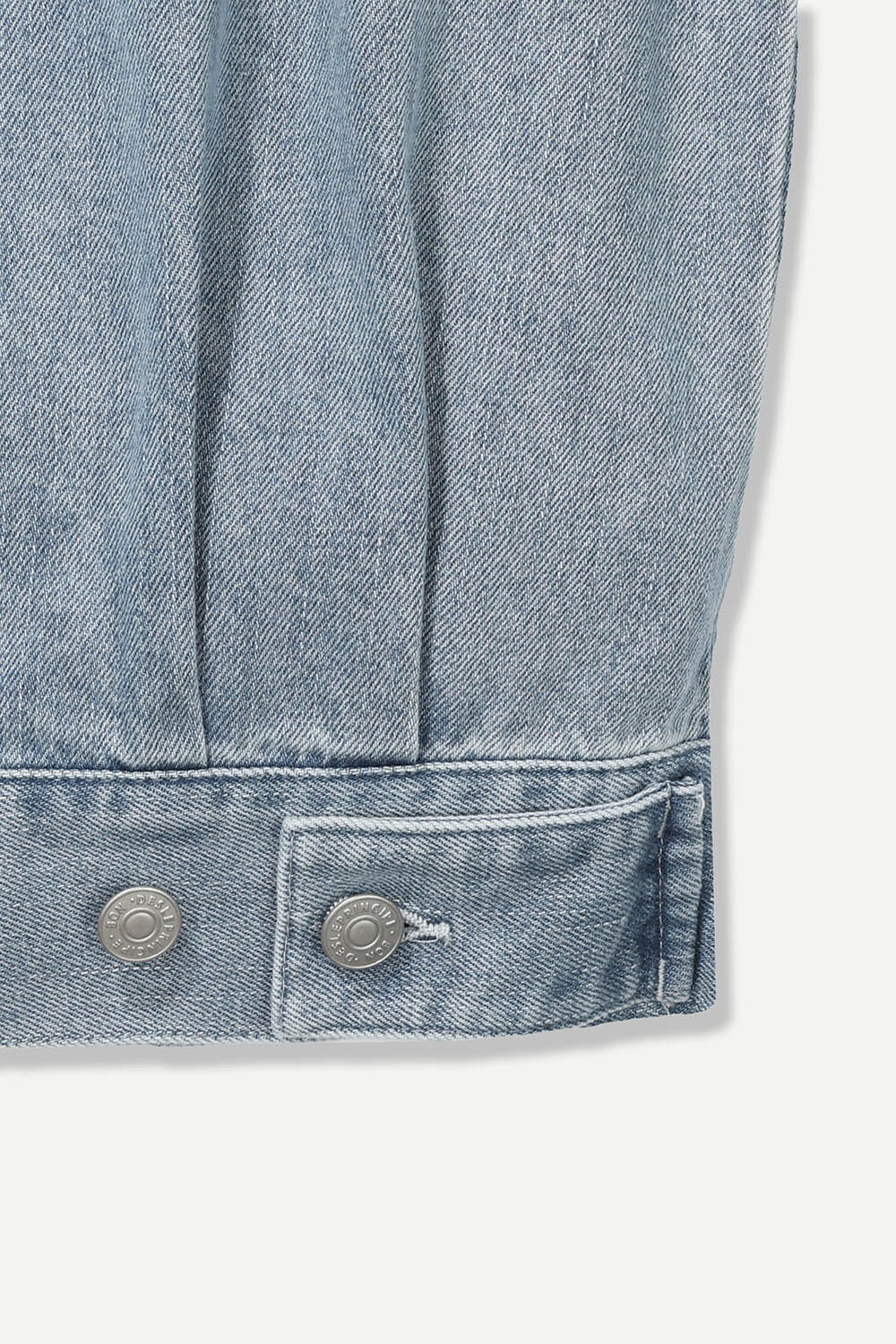 [본] 라이트블루 데님 트러커 자켓 네이비