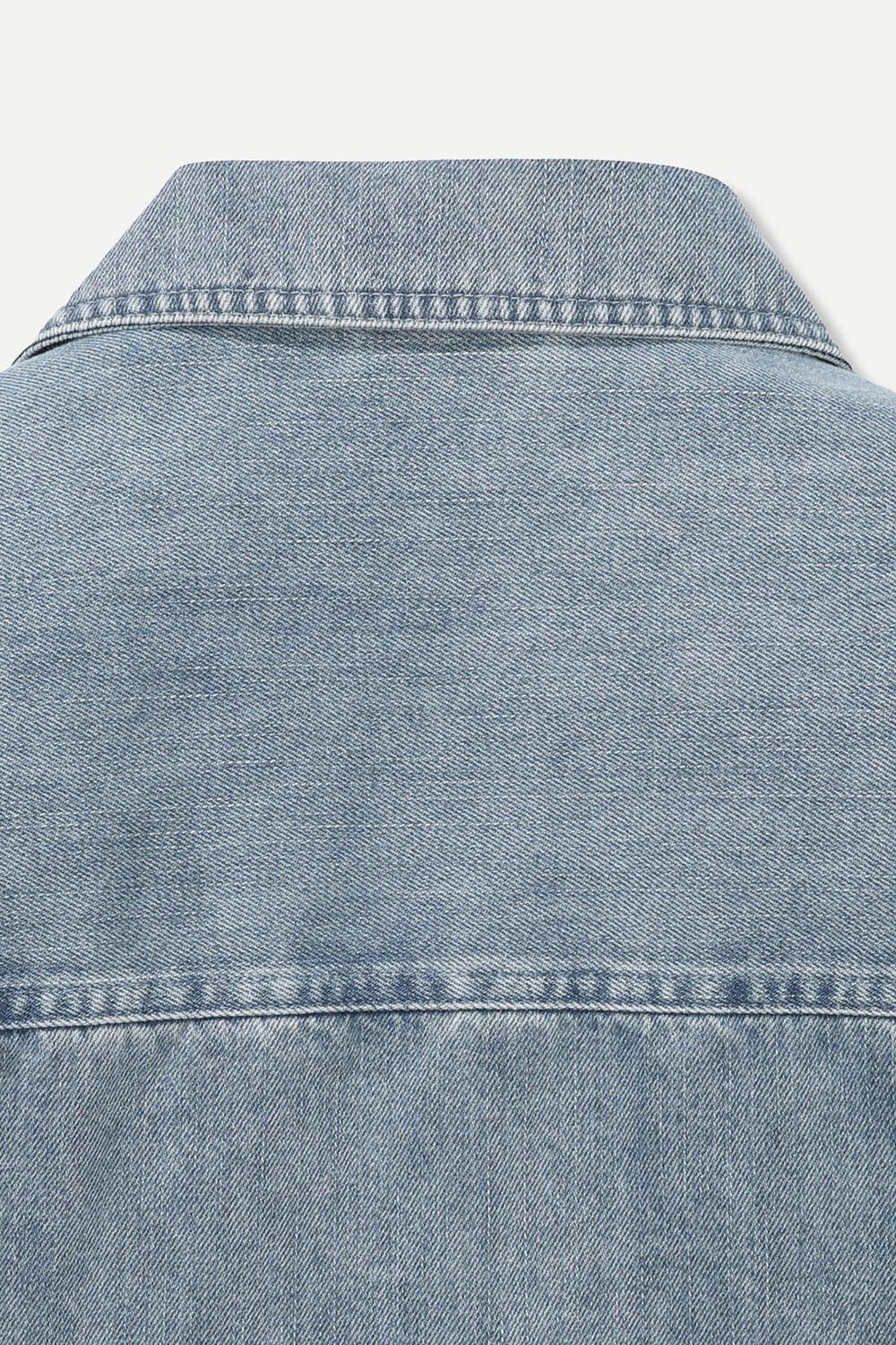 [본] 라이트블루 데님 트러커 자켓 네이비