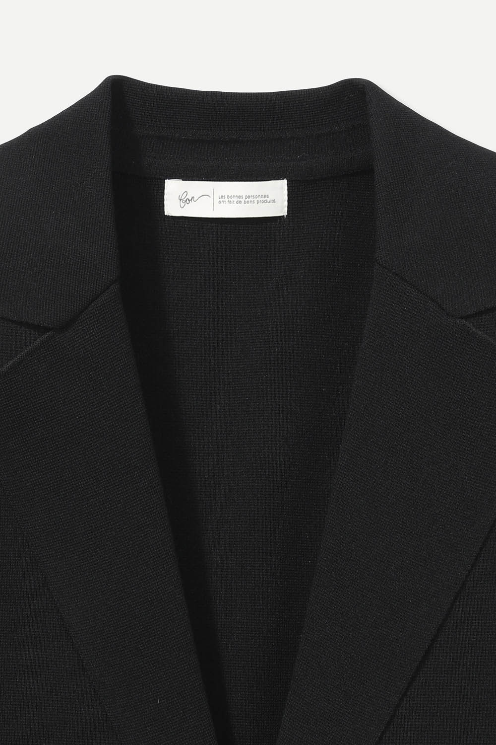 [공식몰] 밀라노 클래식 솔리드 자켓 가디건 블랙