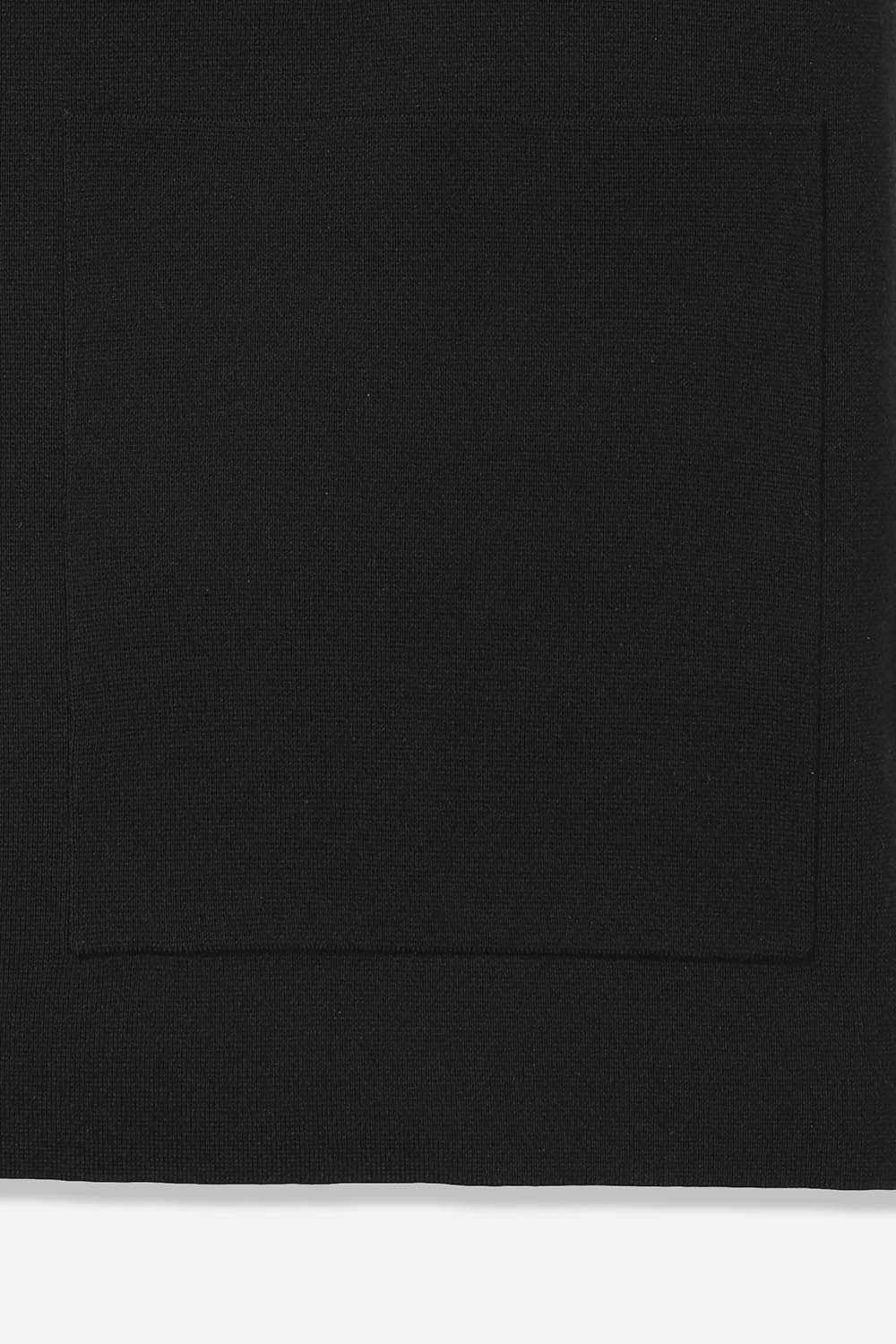 [공식몰] 밀라노 클래식 솔리드 자켓 가디건 블랙