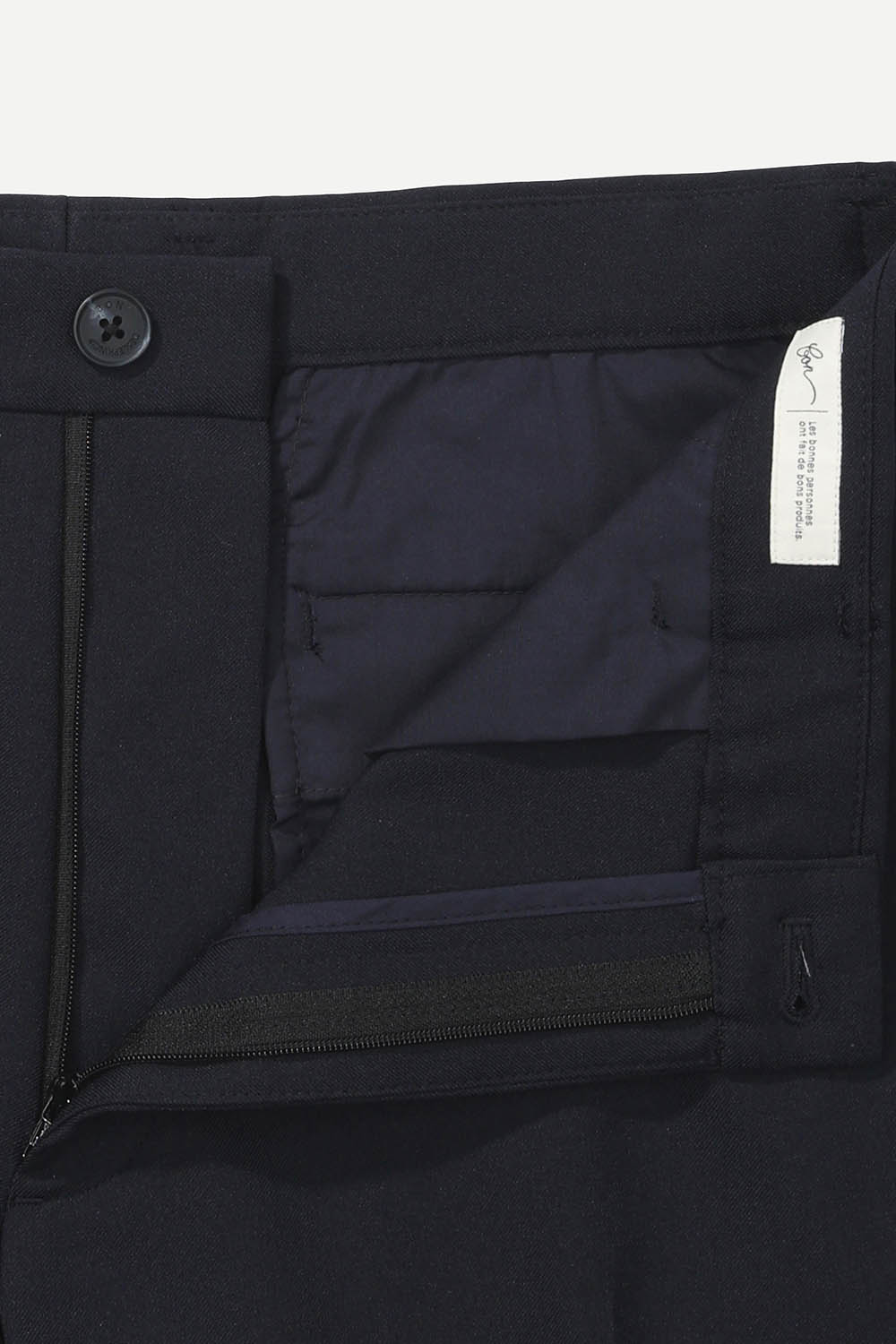 [공식몰]울 터치 스탠다드 팬츠 네이비