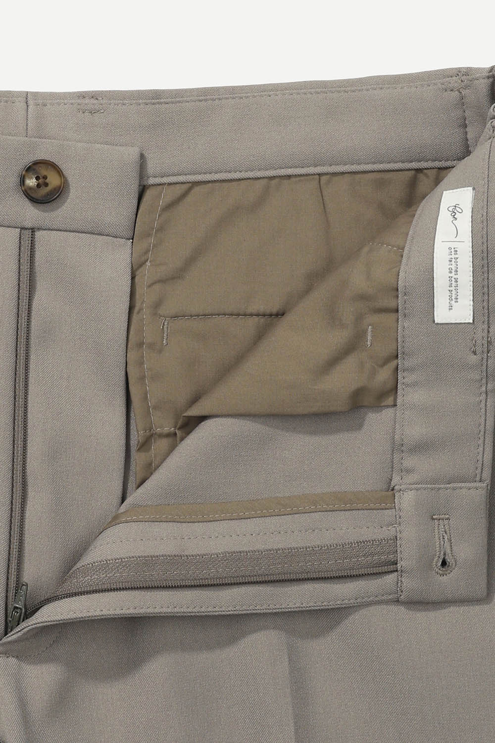 [공식몰]울 터치 스탠다드 팬츠 베이지