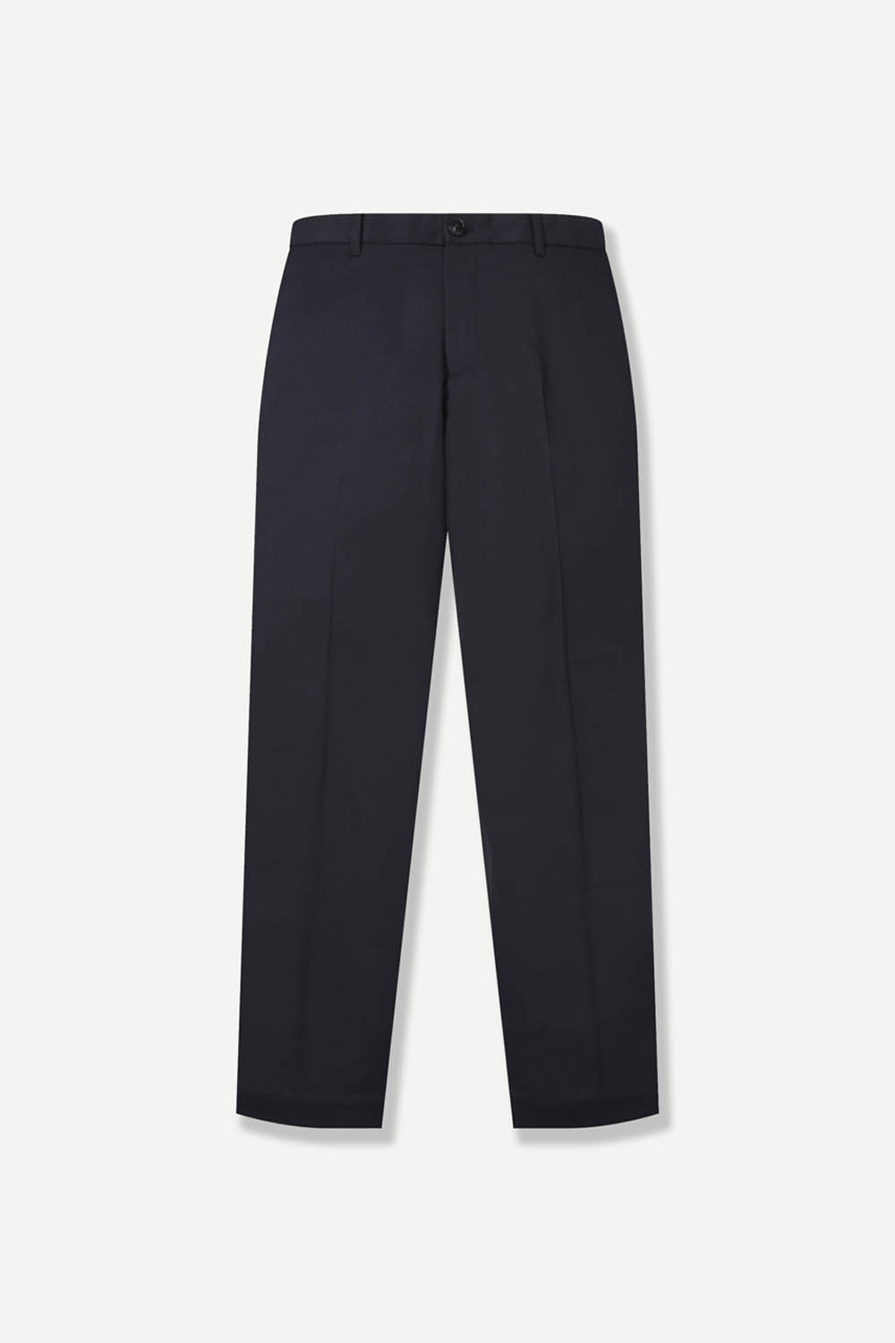 [공식몰]면 터치 스탠다드 팬츠 네이비