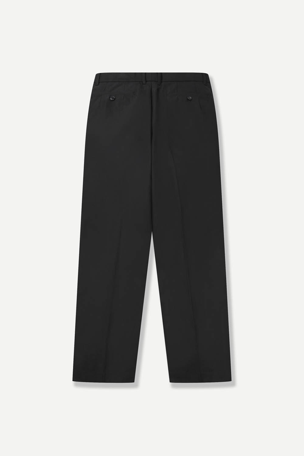 [공식몰]루즈 핏 트윌 팬츠 블랙