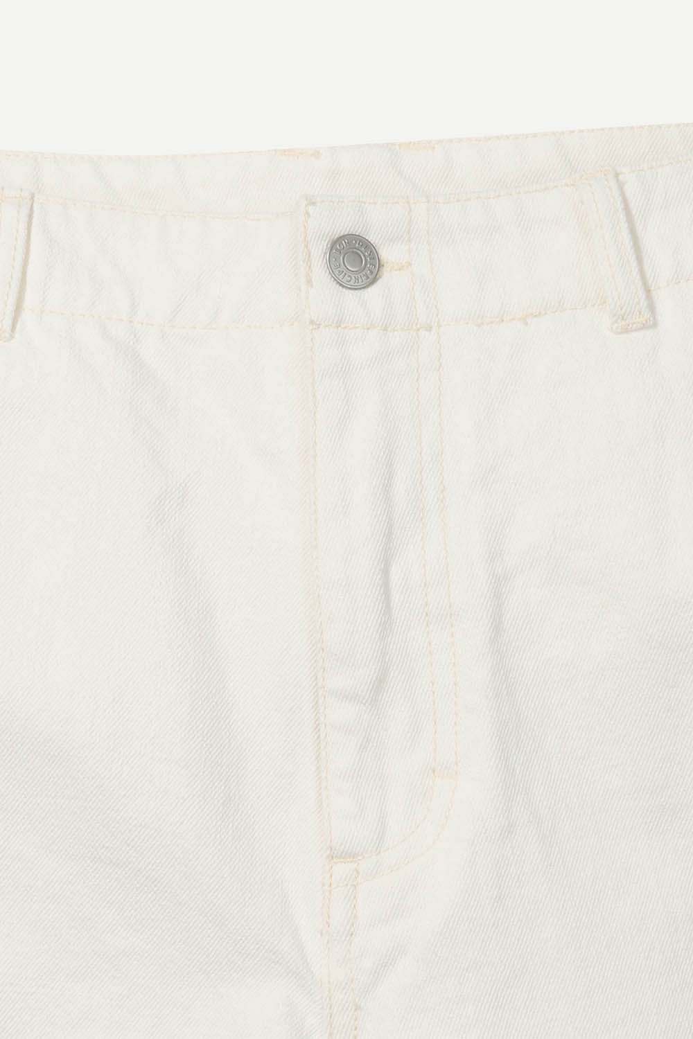 [본] 블리치 워싱 데님 팬츠 아이보리