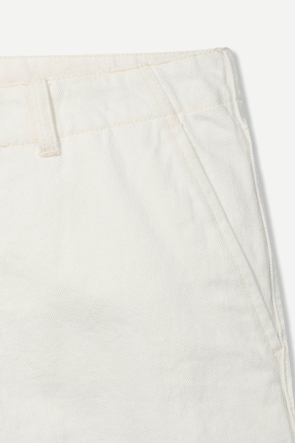 [본] 블리치 워싱 데님 팬츠 아이보리