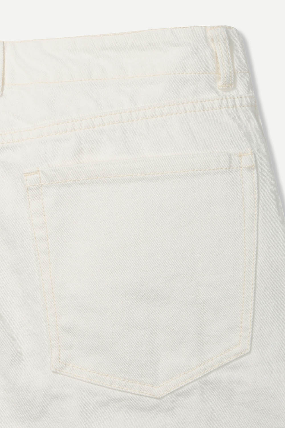 [본] 블리치 워싱 데님 팬츠 아이보리