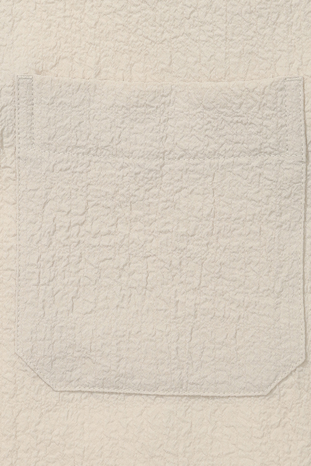 [공식몰] 크리즈 시어서커 카라넥 티셔츠 아이보리