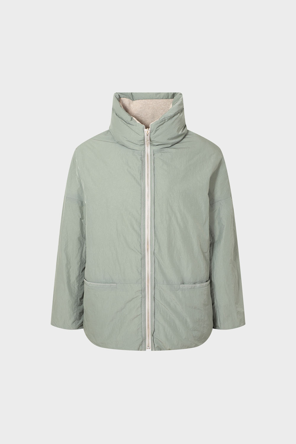 [공식몰] 하이넥 리버시블 점퍼 민트