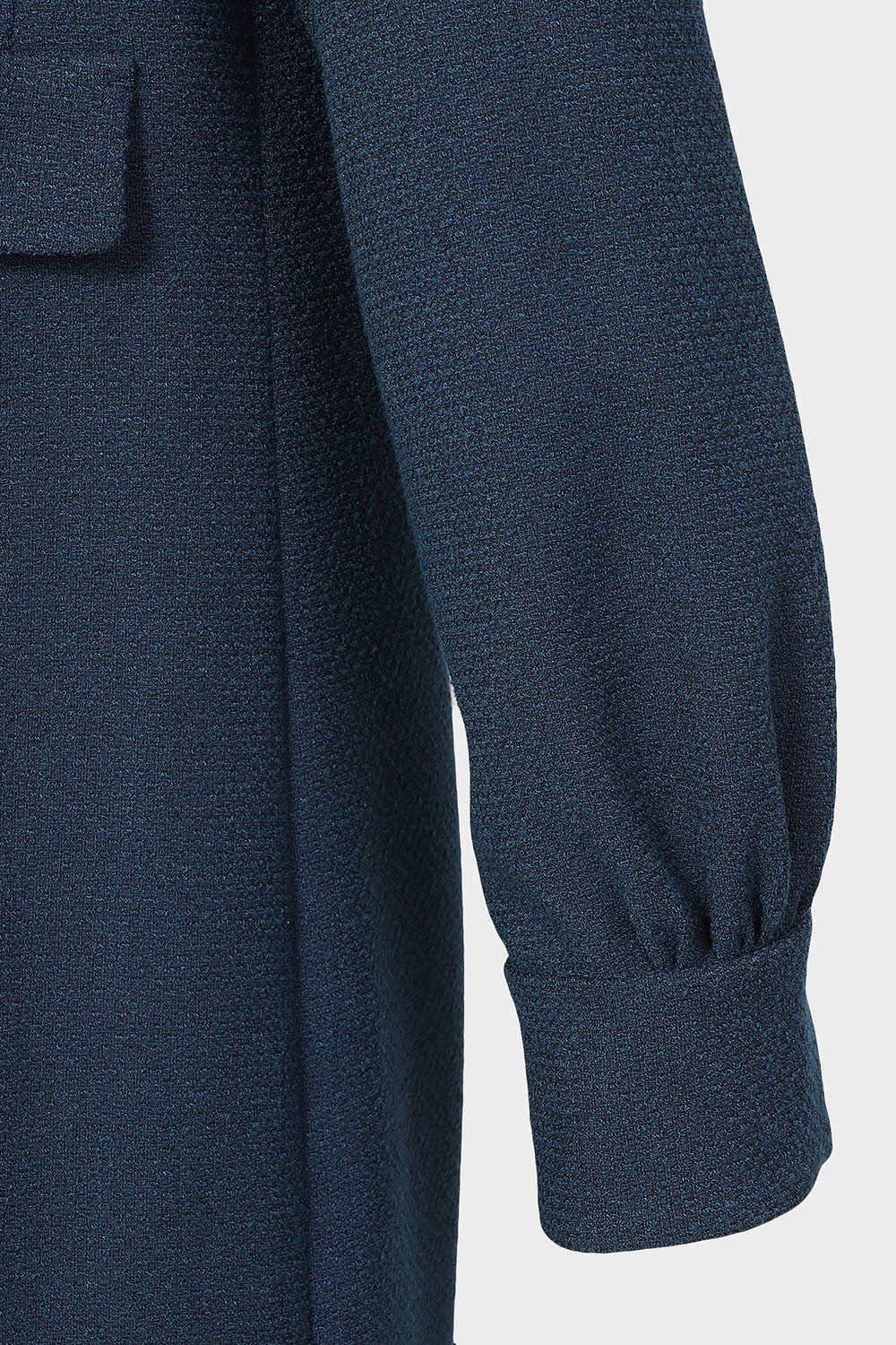 [캐리스노트] 앤티크 버튼 롱 원피스 블루