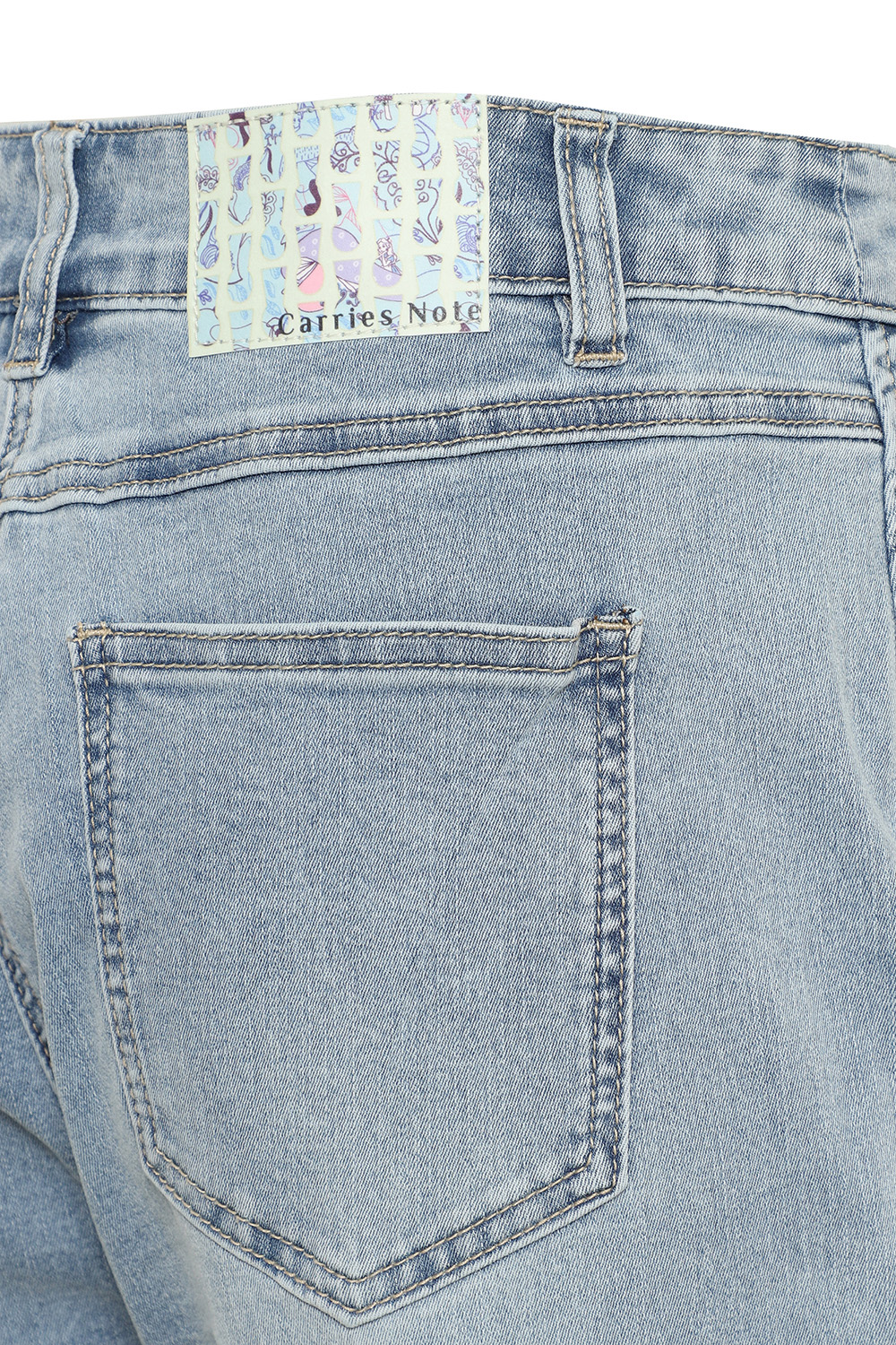 [캐리스노트] 트임 부츠컷 데님 팬츠 라이트블루
