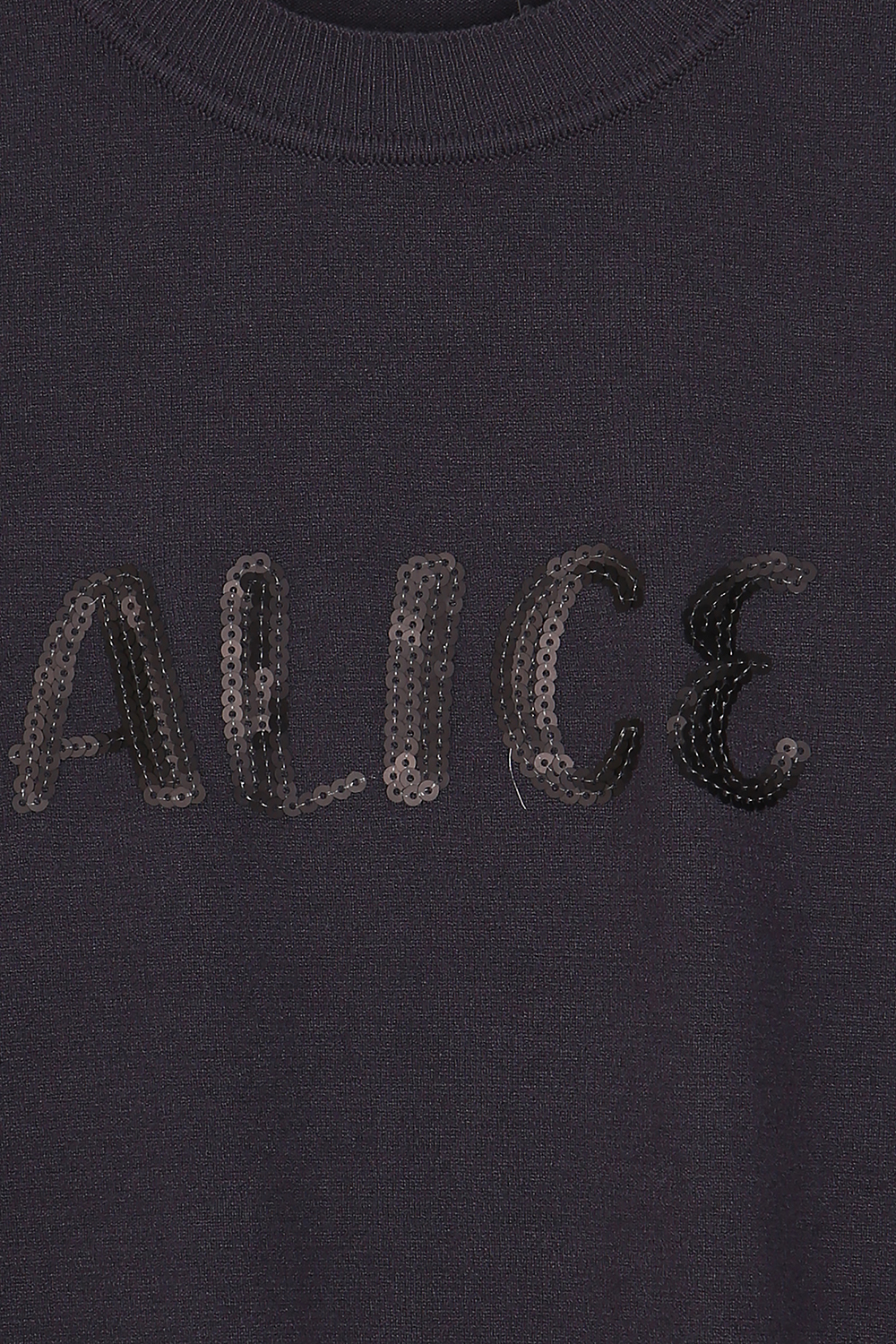 [캐리스노트] 우븐 배색 스트링 블라우스 다크그레이