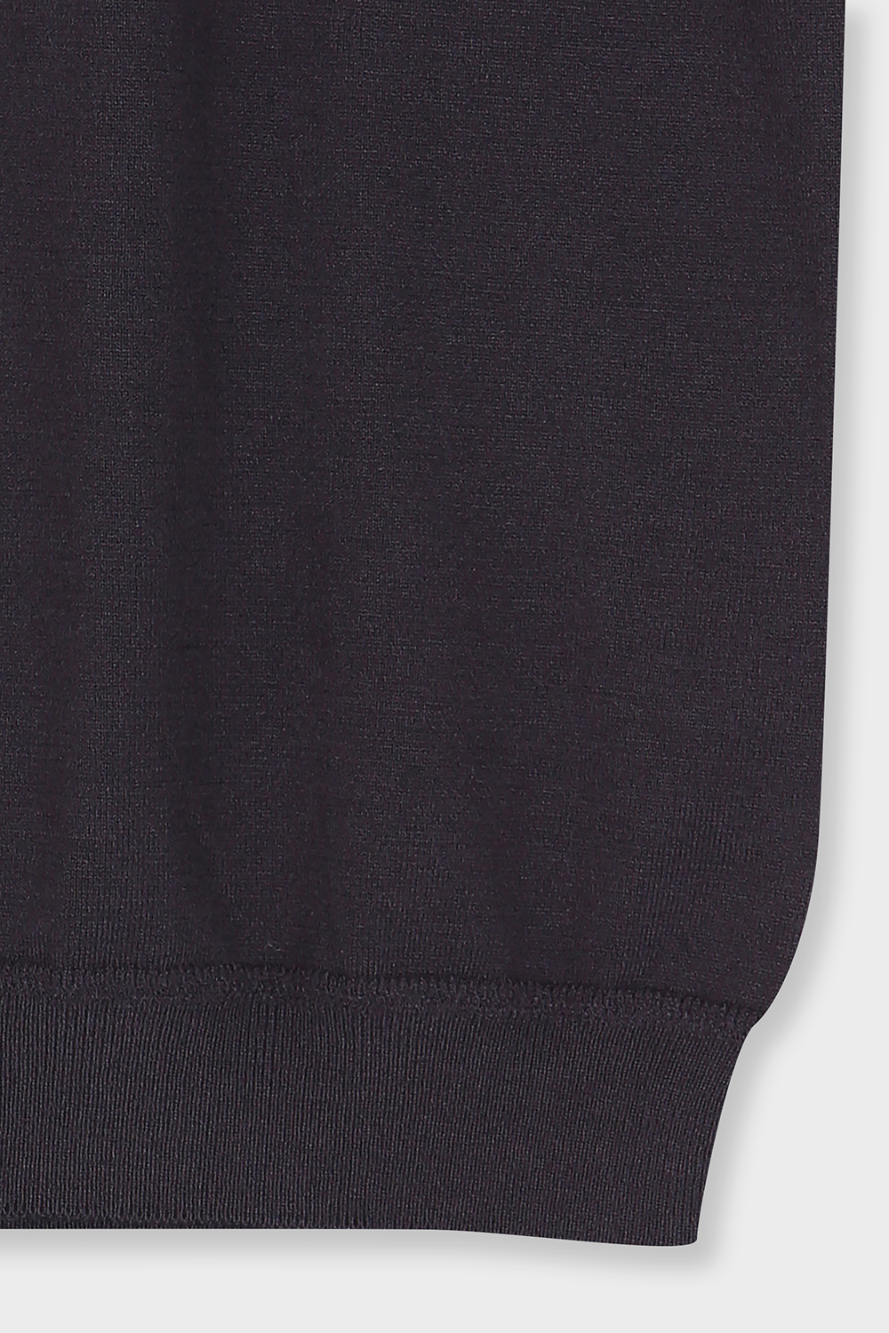 [캐리스노트] 우븐 배색 스트링 블라우스 다크그레이