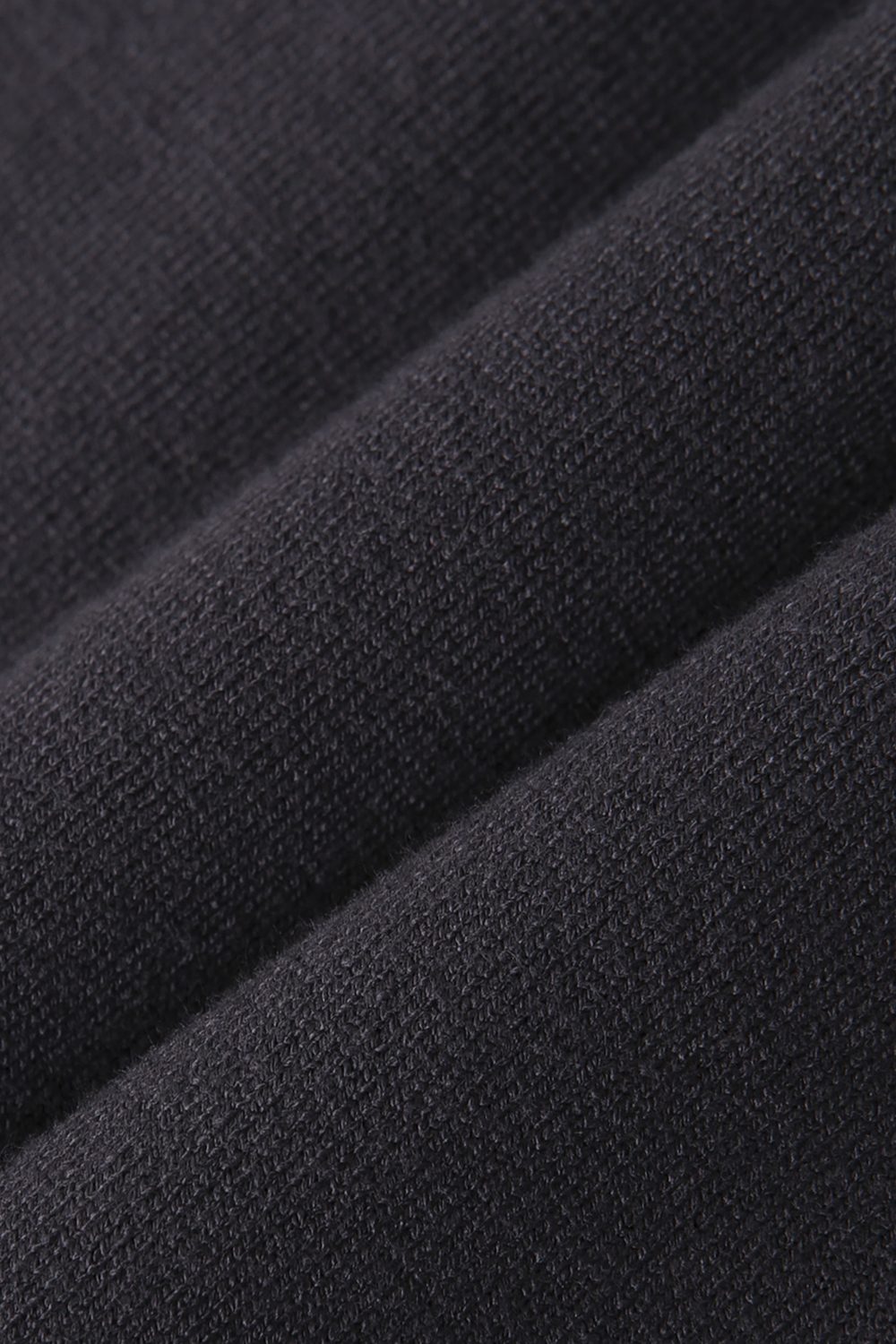 [캐리스노트] 우븐 배색 스트링 블라우스 다크그레이