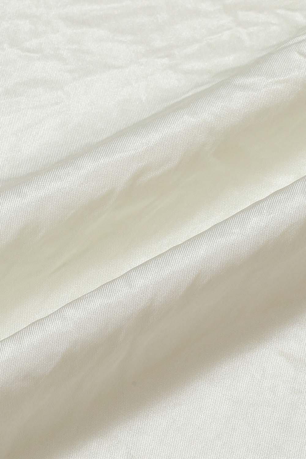 [캐리스노트] 새틴 반팔 블라우스 아이보리