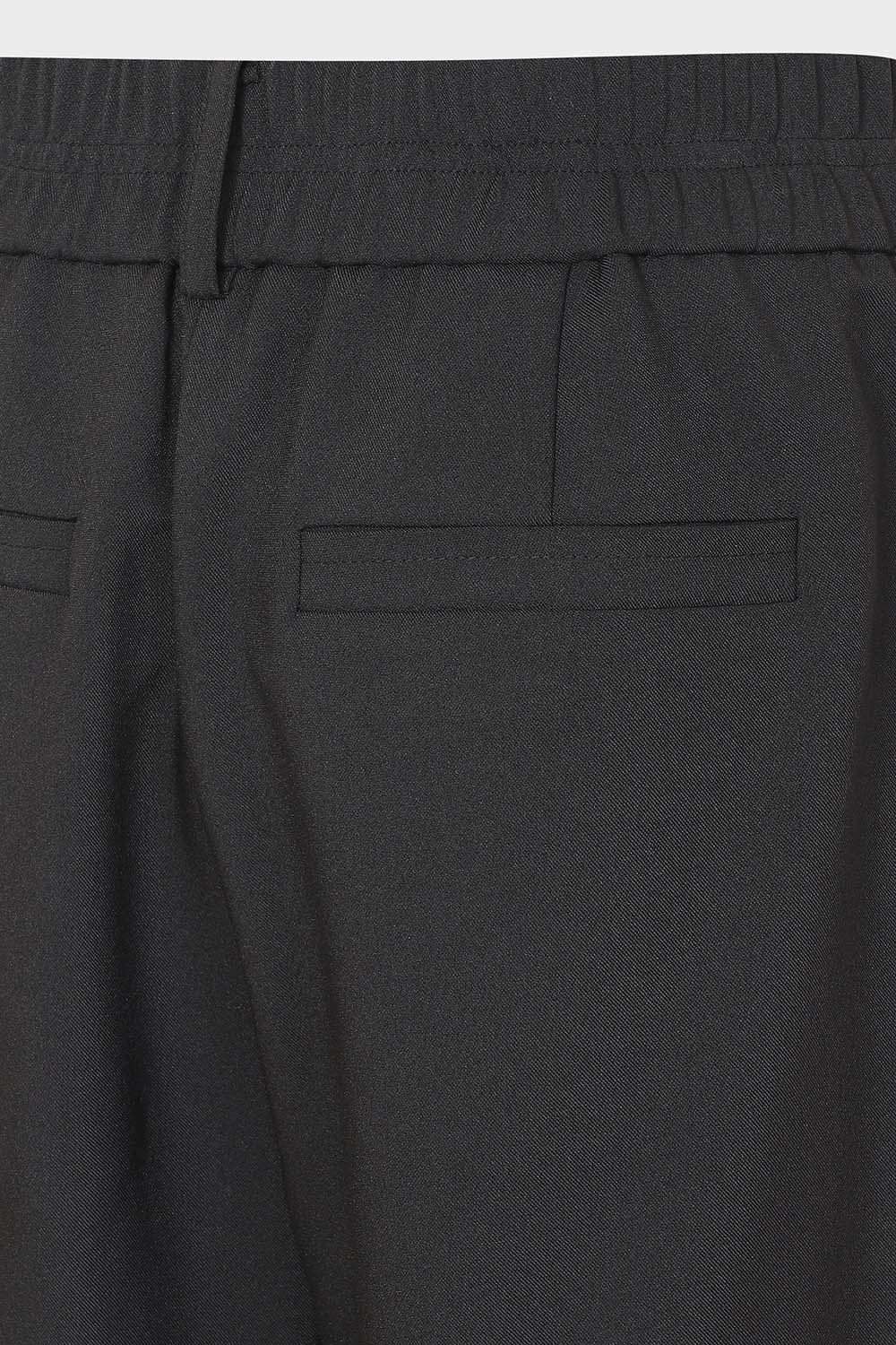 [캐리스노트] 네츄럴 스판 배기핏 팬츠 블랙