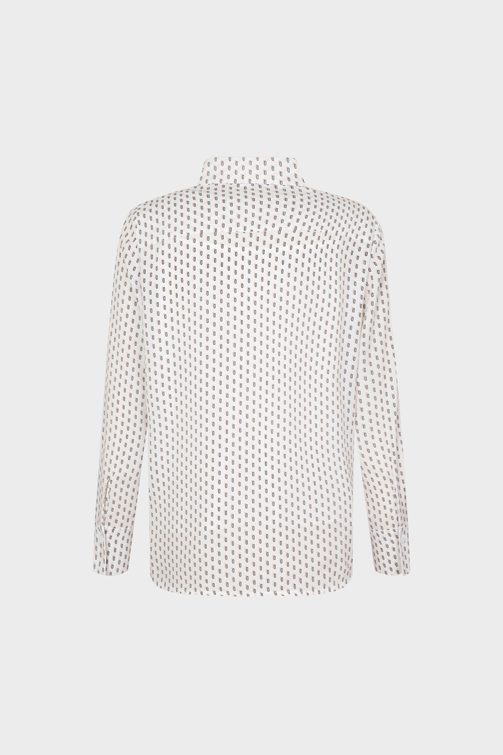 [캐리스 노트] 속탑 세트 패턴 블라우스 아이보리