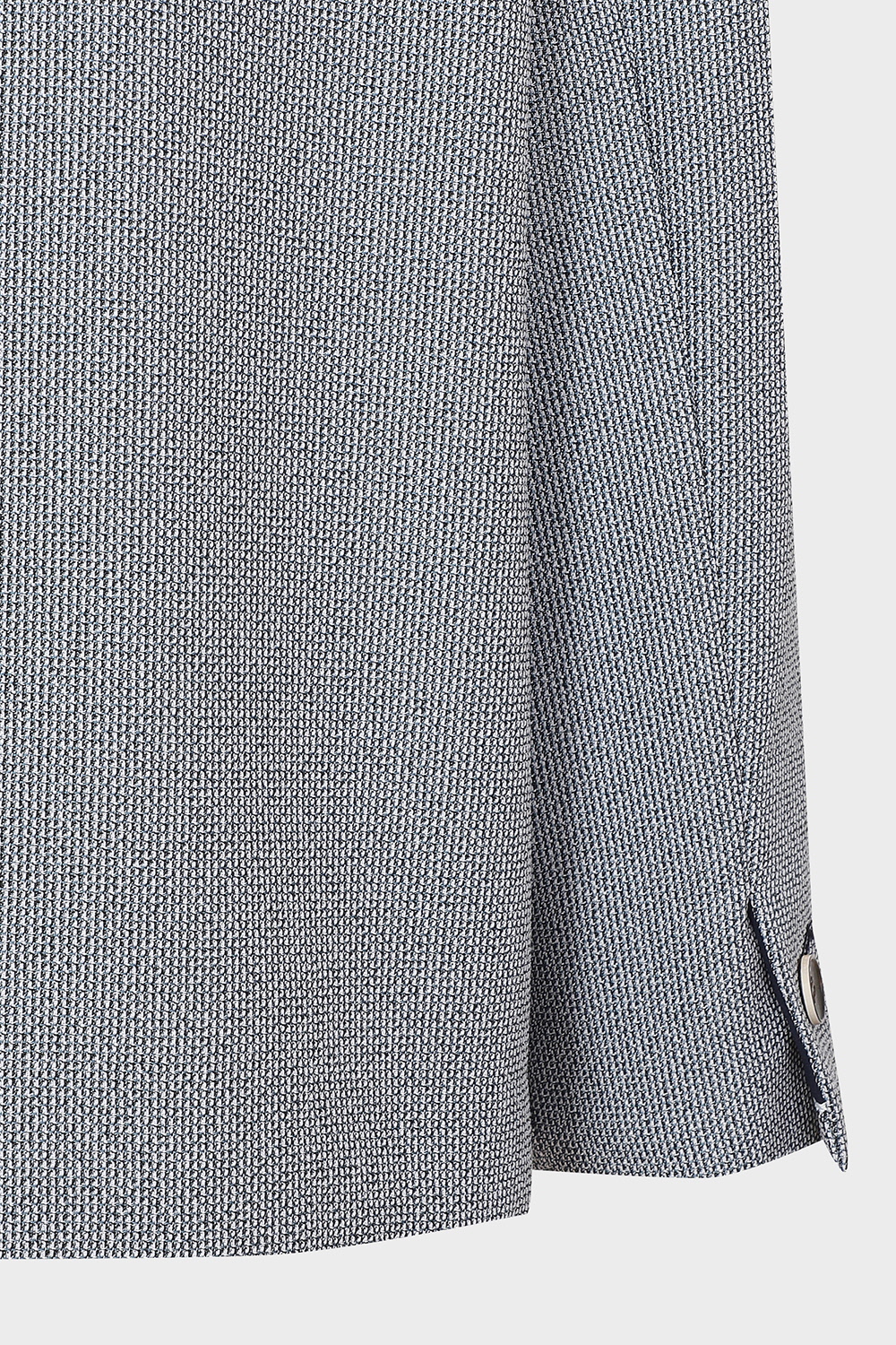 [캐리스노트] 드롭 숄더 스탠 카라 자켓 블루