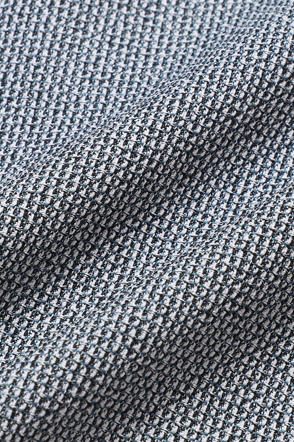 [캐리스노트] 드롭 숄더 스탠 카라 자켓 블루