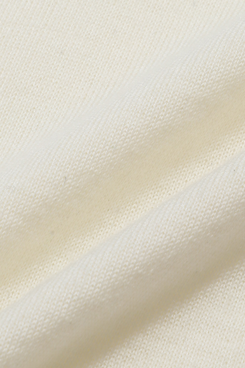 [캐리스노트] 반터틀 네크 컬러배색 니트 풀오버 아이보리