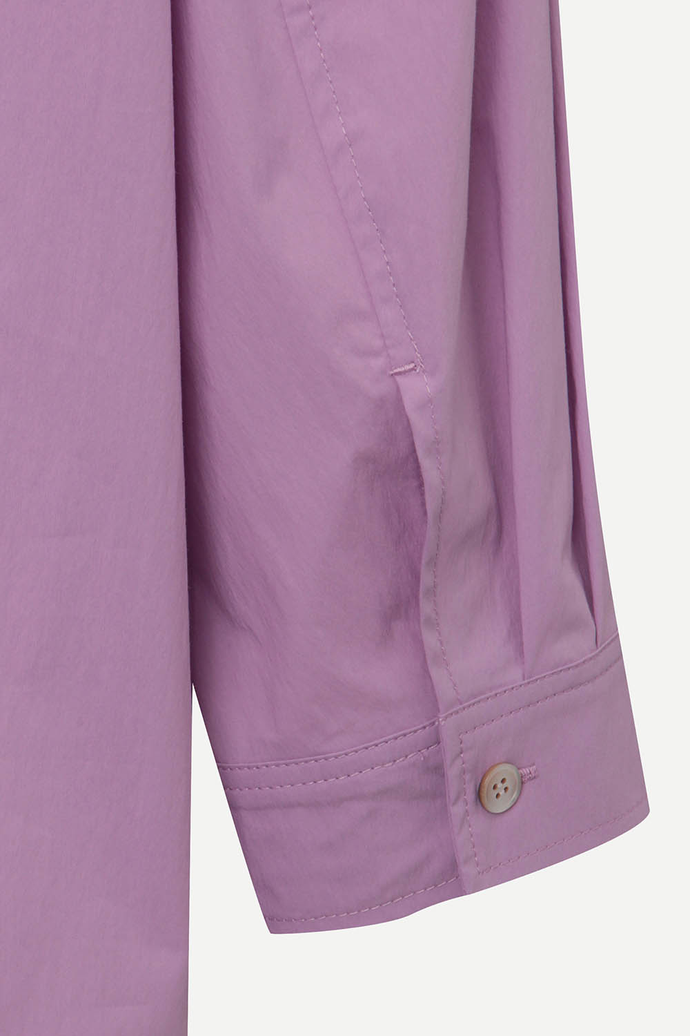 [캐리스노트] 아우터형 코튼 혼방 블라우스 라이트 바이올렛