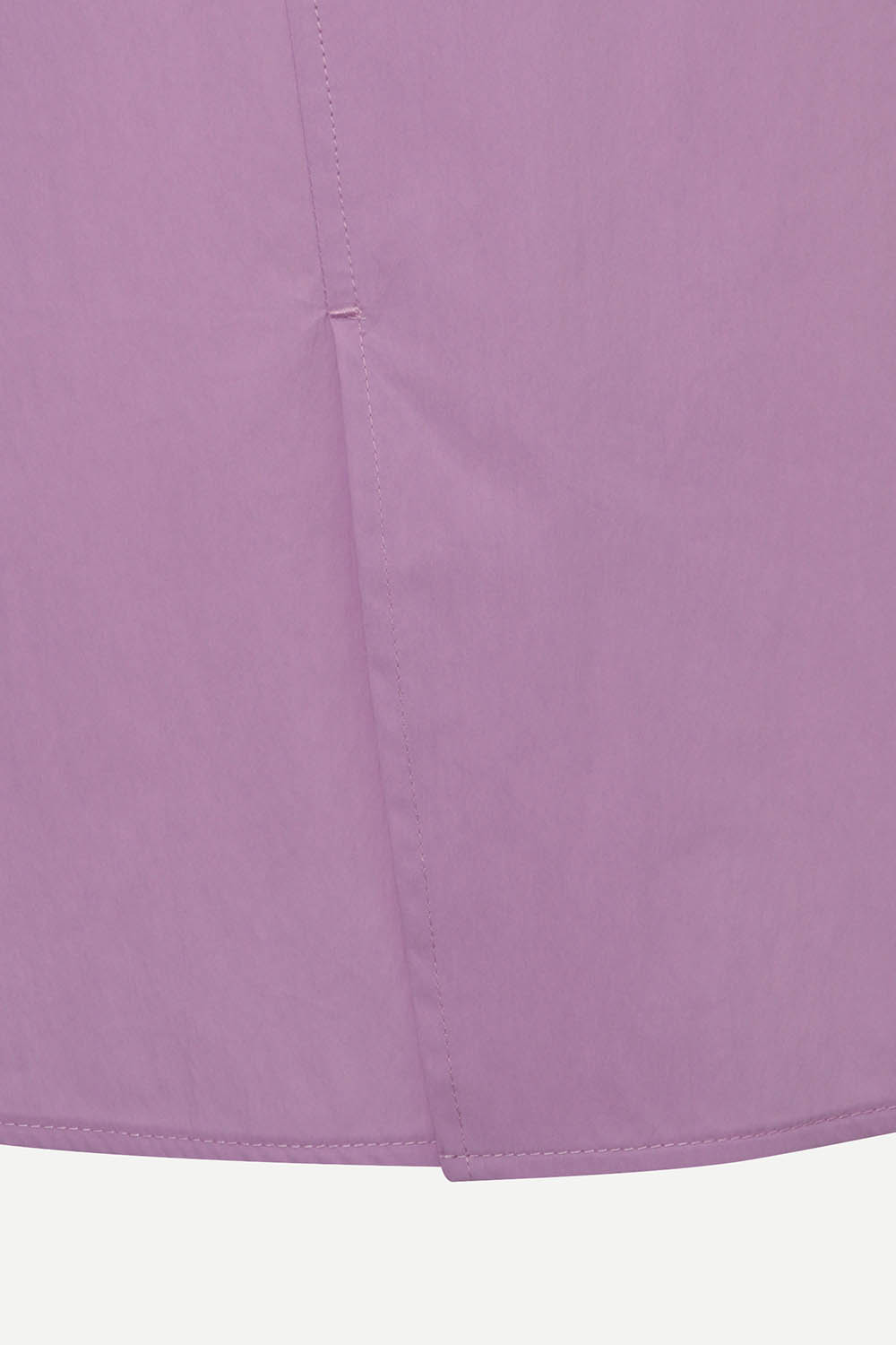 [캐리스노트] 아우터형 코튼 혼방 블라우스 라이트 바이올렛